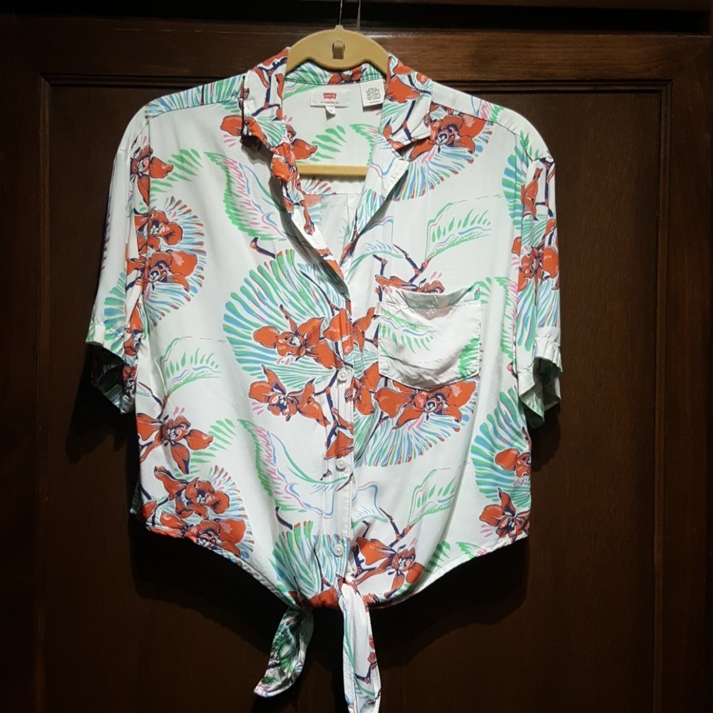 Levis botton down shirt